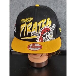 New Era Pittsburgh Pirates 9FIFTY Snapback Baseball Cap‎ Hat MLB Sportswear